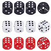 120Pcs 3 Colors Acrylic Beads OACR-SC0002-65-7