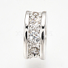 Brass Micro Pave Cubic Zirconia Beads ZIRC-Q013-137P-2