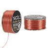 Nylon Beading Thread NWIR-WH0005-10O-1