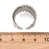 V-Shaped 304 Stainless Steel Cuff Ring Components SA-CBAC0DF-01A-P-3