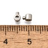 304 Stainless Steel Crimp Beads X-STAS-L216-51P-01-3