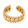 Rack Plating Star Brass Open Cuff Rings for Women RJEW-S242-03G-2