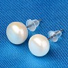 Presents for Her Valentines Day Freshwater Pearl Ball Stud Earrings X-A22NZ012-3