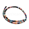 Synthetic Lava Rock Beads Strands G-A317-B01-01-3