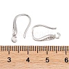 Rack Plating Brass Cubic Zirconia Earring Hooks KK-S374-05P-02-3