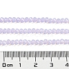 Baking Paint Transparent Glass Beads Strands DGLA-A034-J2mm-B06-5