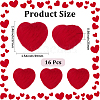 Heart Handmade Wool Felt Ornament Accessories DIY-CY0003-12A-2