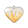 304 Stainless Steel Pendants STAS-M123-03D-PG-1