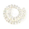 Electroplate Transparent Glass Beads Strands EGLA-N022-04A-D20-2