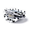 Leopard Print Pattern PVC Claw Hair Clips LS-PHAR-M013-02E-3