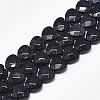 Synthetic Blue Goldstone Beads Strands G-S357-E01-19-1