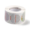Adhesive Paper Candle Warning Labels DIY-K043-02-01-3