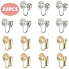 20Pcs 2 Colors Brass Ear Cuff Findings FIND-YW0009-95-1