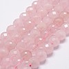 Natural Rose Quartz Beads Strands X-G-D840-21-6mm-1