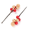 Foam Artificial Christmas Berries with Branch DIY-B019-02E-2