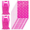 Polka Dot PET Plastic Packing Bags with Die Cut Hole Handle ABAG-TADJ0002-001E-1