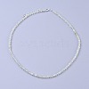 Natural Prehnite Beaded Necklaces NJEW-K114-B-A12-1