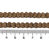 Electroplated Natural Lava Rock Beads Strands G-Q1009-G01-02H-4