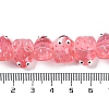 Transparent Glass Enamel Beads Strands GLAA-B021-05H-4