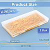 600Pcs Brass Eye Pin KK-SP0001-69D-G-2