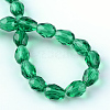 Transparent Glass Bead Strands X-GLAA-R024-6x8mm-10-3