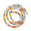 Electroplate Glass Beads Strands EGLA-B011-04A-03-2