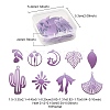 1 Set Spray Painted Alloy Charms FIND-YW0003-11B-4