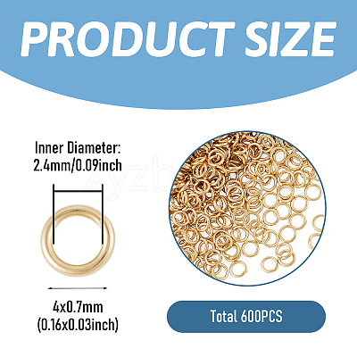 20g Brass Open Jump Rings FIND-TA0010-69B-LG-1