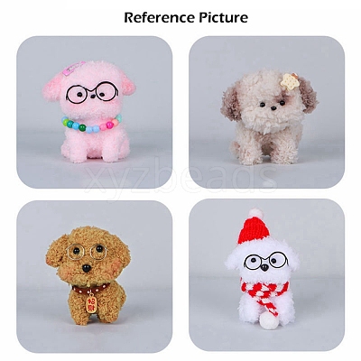 Polyester Plush Sticks DIY-Z031-01G-1