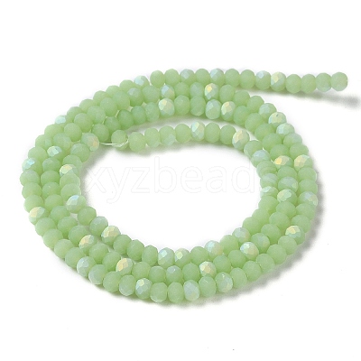 Imitation Jade Glass Beads Strands X1-EGLA-A034-J2mm-MB01-1