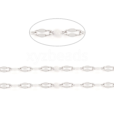 Handmade 304 Stainless Steel Dapped Chains CHS-D026-16I-P-1