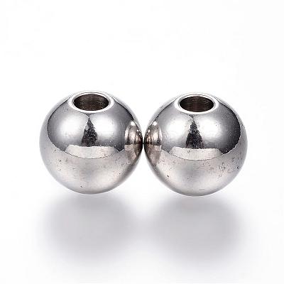 Tarnish Resistant 304 Stainless Steel Beads STAS-P108-03P-1