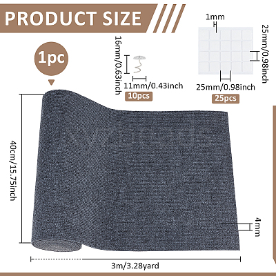 Polyester Anti Cat Scratch Furniture Protector Stickers AJEW-BC0010-63-1