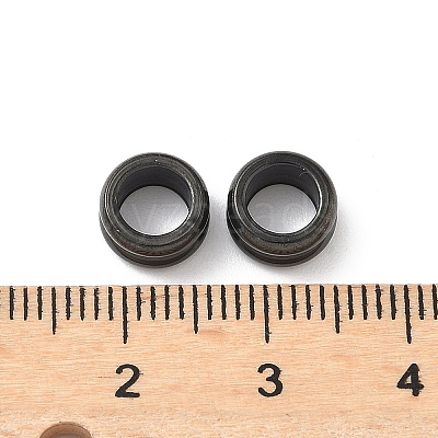 Ion Plating(IP) 304 Stainless Steel Grooved Beads LS-STAS-WH0055-04EB-1