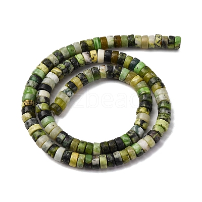 Natural Serpentine Beads Strands G-L624-I16-3x6mm-1
