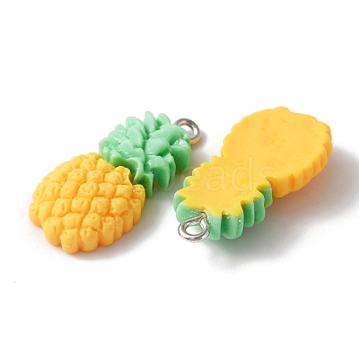 Opaque Resin Pendants RESI-TAC0010-63P-1