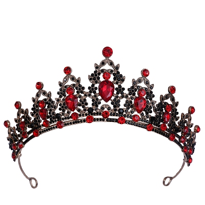 Alloy Rhinestone Crown Hair Bands PW-WG903DF-20-1