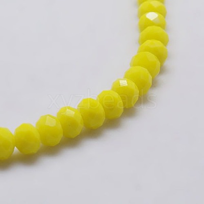 Electroplate Glass Bead Strands EGLA-J047-3x2mm-M-1