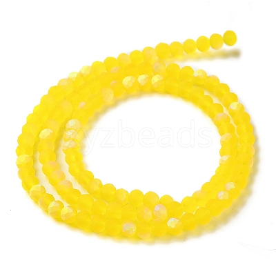 Transparent Glass Beads Strands X1-EGLA-A034-T4mm-MB17-1