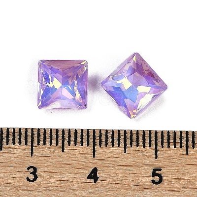 Pointed Back Glass Rhinestone Cabochons GGLA-S003-01D-1