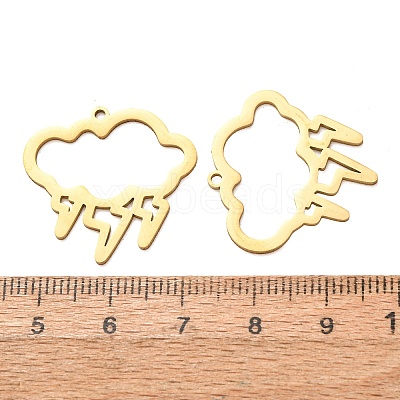 201 Stainless Steel Pendants SA-CBA49C1-05G-1