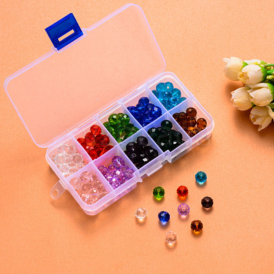 Transparent Glass Beads FPDL-S015-04C-01-B-1