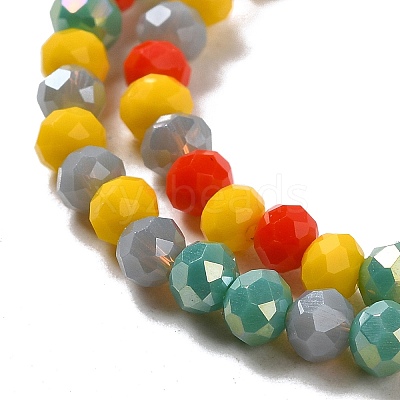 Glass Beads Strands EGLA-A034-M4mm-44-1