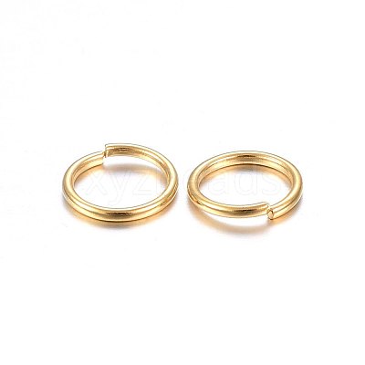 304 Stainless Steel Open Jump Rings STAS-O098-01G-04-1
