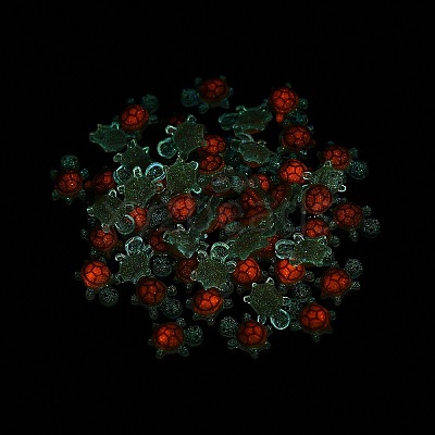 Luminous Resin Cabochons LS-RESI-U003-03E-1