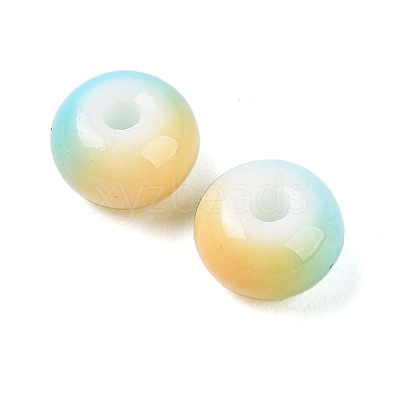 Opaque Spray Painted Glass Beads X1-GLAA-G118-01-1