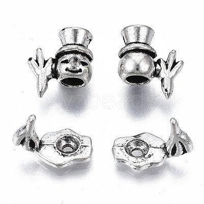 Tibetan Style Alloy Bead Frame PALLOY-Q441-082-RS-1