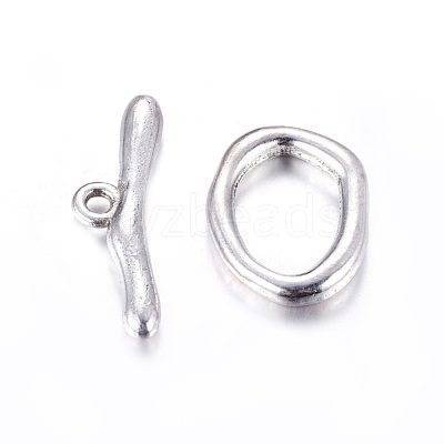 Alloy Toggle Clasps PALLOY-G014-AS-NF-1