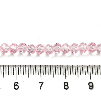Transparent Baking Paint Glass Beads Strands DGLA-A034-T4mm-D04-1