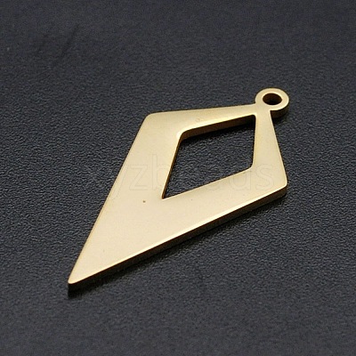 201 Stainless Steel Open Back Bezel Pendants STAS-R111-LA173-14-1